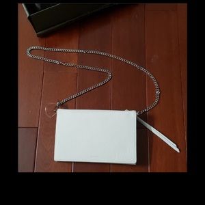 AllSaints fetch chain leather crossbody bag